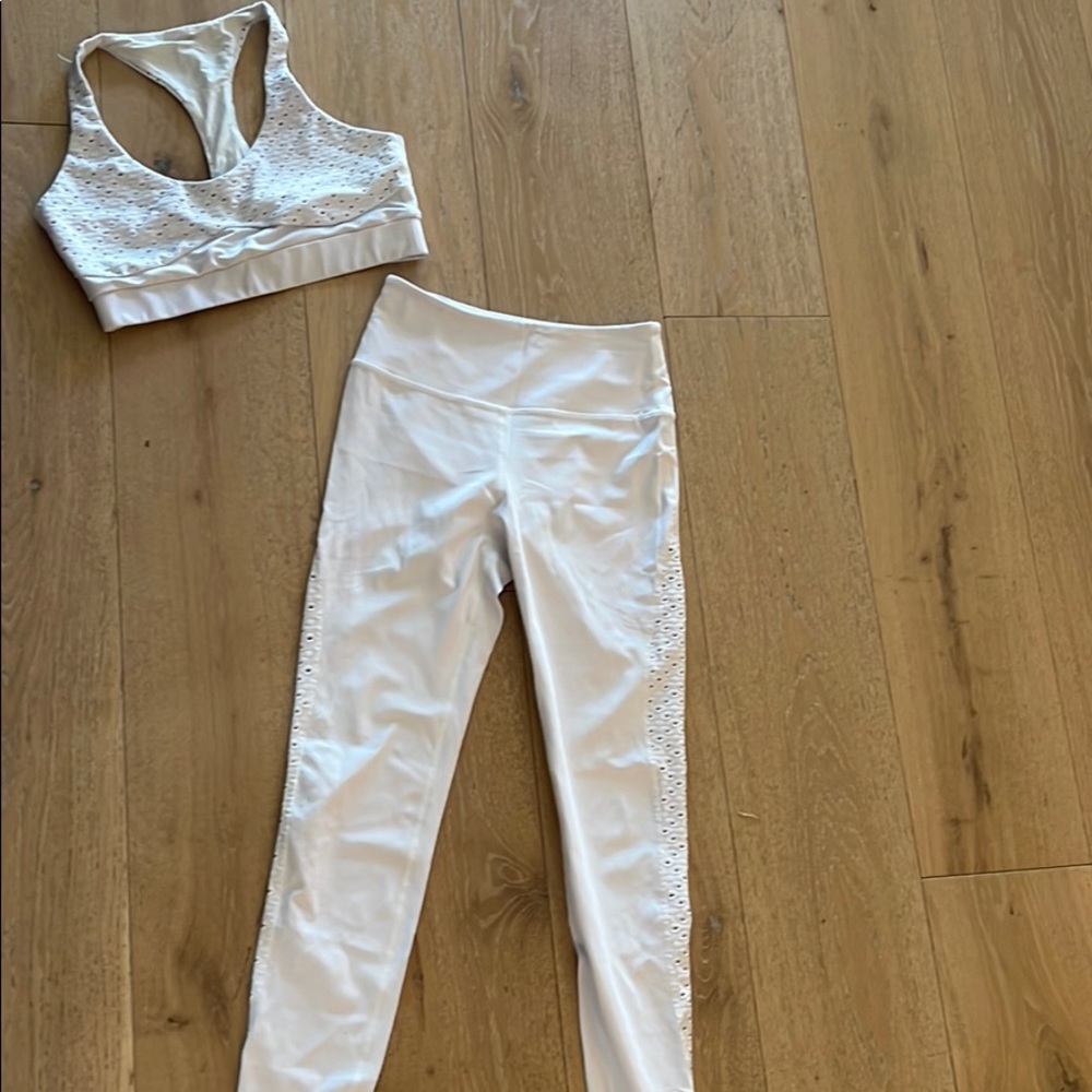 White leggings